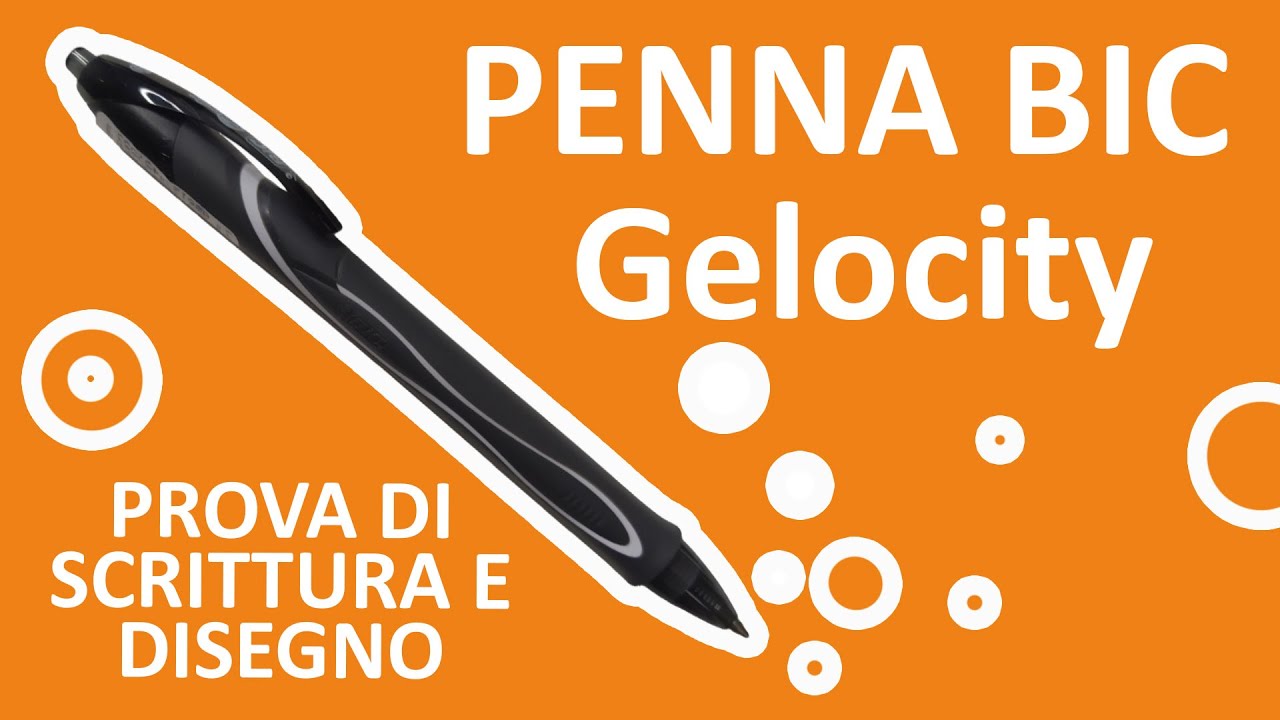Penna BIC Gelocity prova e comparazione