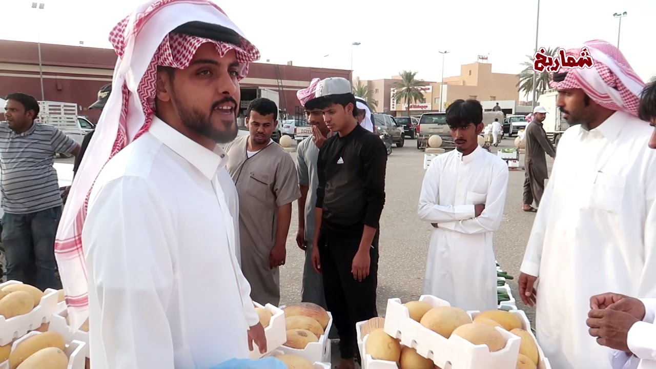 حراج البطيخ والشمام بعنيزة 4/  10 / 1440هـ