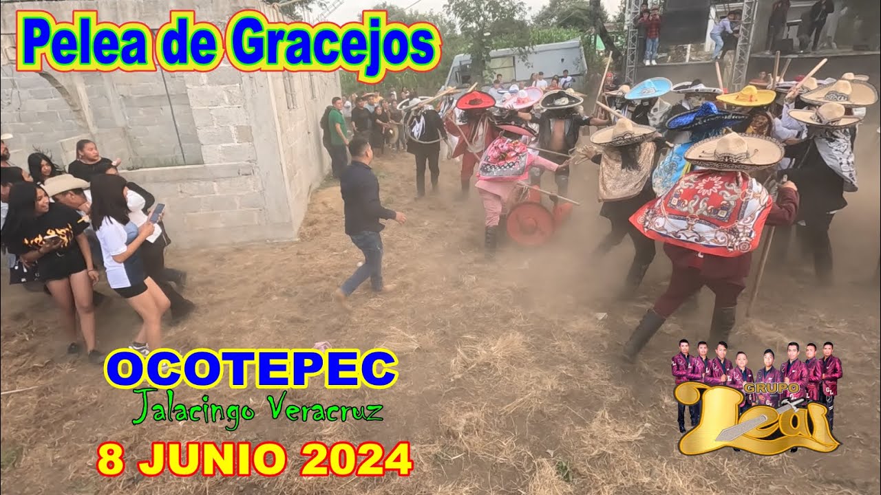 Pelea de Gracejos en Ocotepec Jalacingo Ver, 8 Junio 2024   y el  Grupo Leal