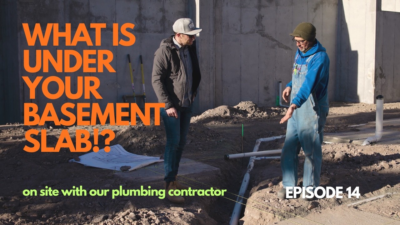 What Is Under Your Basement Slab?? A Full Underground Plumbing Walkthrough.
