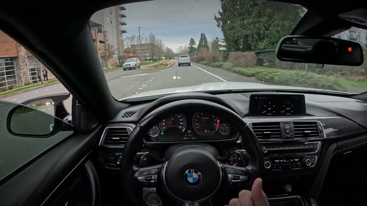 Тюнингованный BMW F82 M4 | Вид от первого лица (4K)