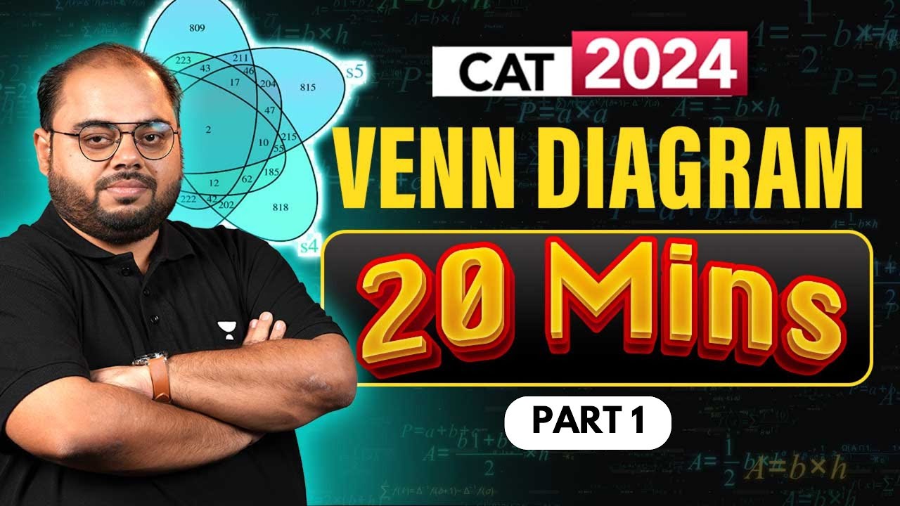 4 - SET VENN DIAGRAM: CAT 2024 Master Class (Part 1)