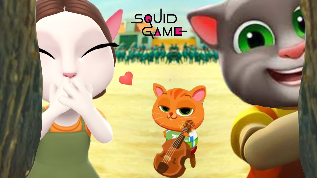 My Talking Tom Friends 😍 Squid Game Bubbu School Funny 🤣