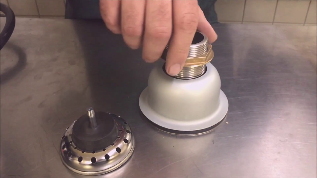 Shampoo Bowl Strainer Assembly Installation