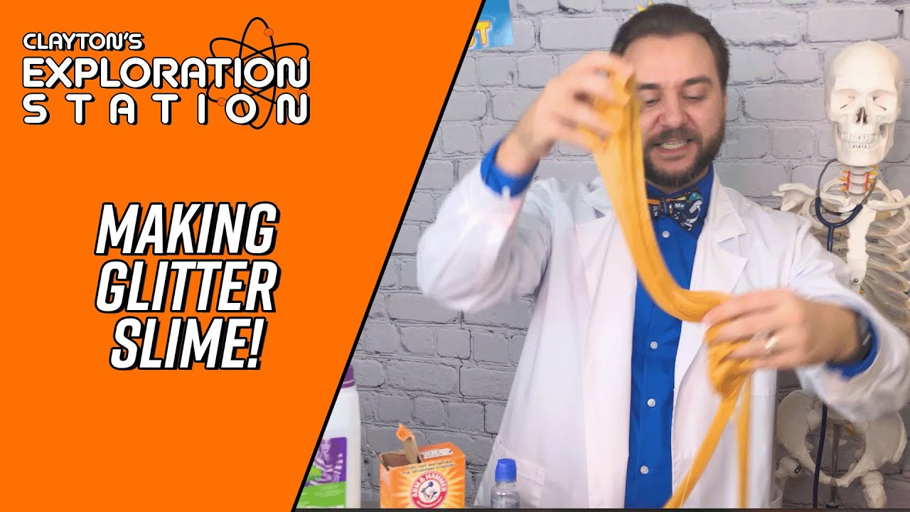 Making Glitter Slime!