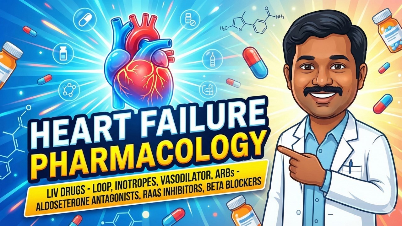 💊 Heart Failure Medications | Pharmacology Made Easy