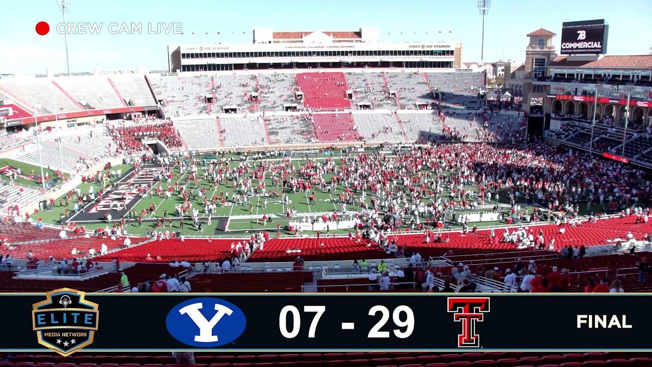 #7 BYU vs #8 Texas Tech, Crew Cam Live presented by Elite Media Network