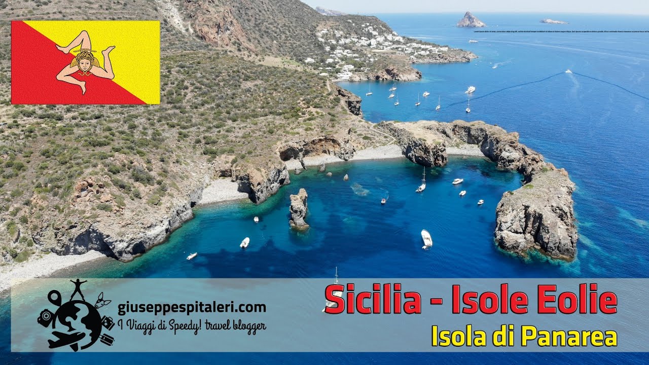 Isola di Panarea: da Cala Junco a Cala Zimmari al villaggio preistorico di Capo Milazzese - Drone