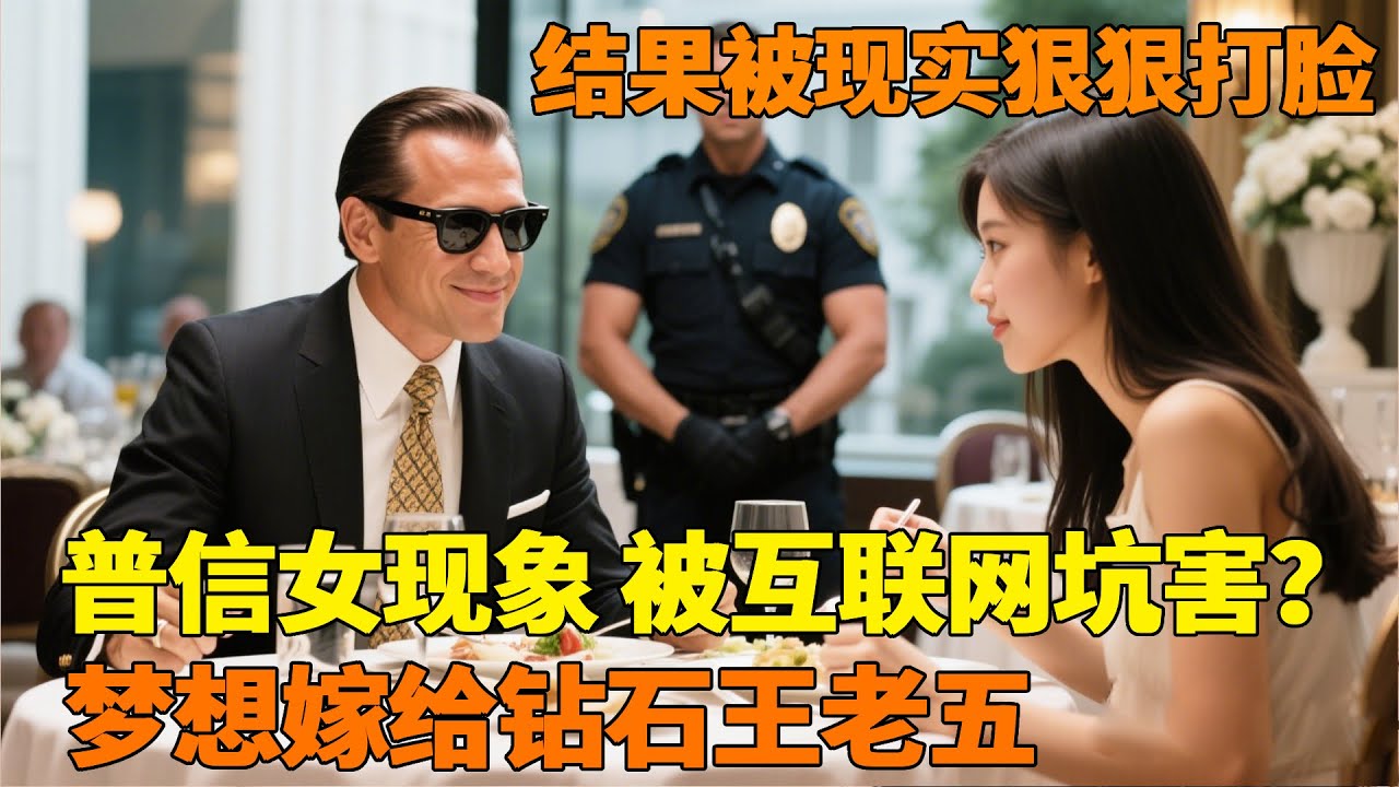 女人真实相亲的思维方式你知道吗？普信女增多，被互联网思想坑害！梦想嫁给钻石王老五，想得太美好！