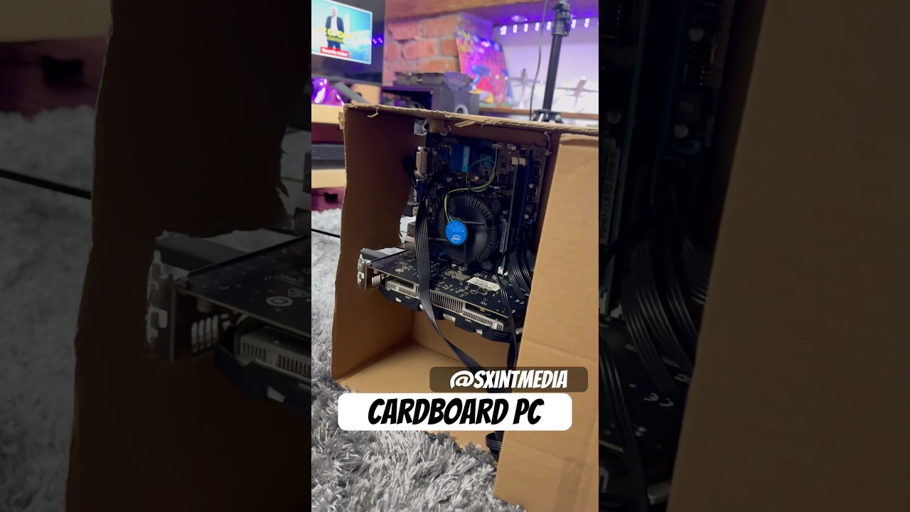 Gaming PC for under $100, no budget for pc case #gaming #pcbuild #pc #gamingpc