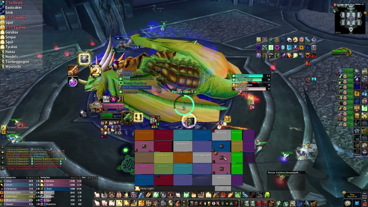 Sin - ICC25 Heroic PTR - Valithria Dreamwalker - Holy Paladin pov