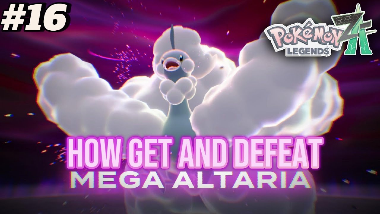 Pokémon Legends: Z-A (Part 16) -How to get and defeat mega altaria (No Commentary)