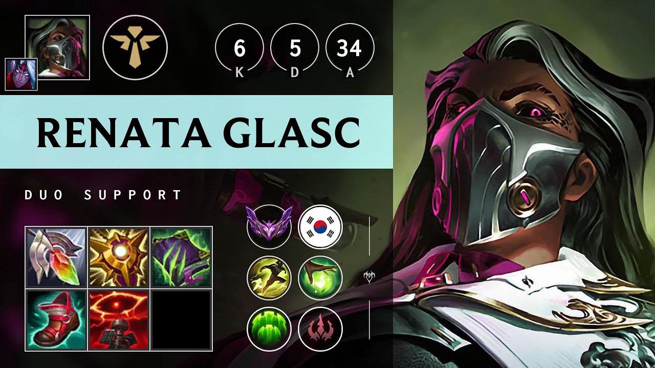 Renata Glasc Support vs Ornn - KR Master Patch 25.20