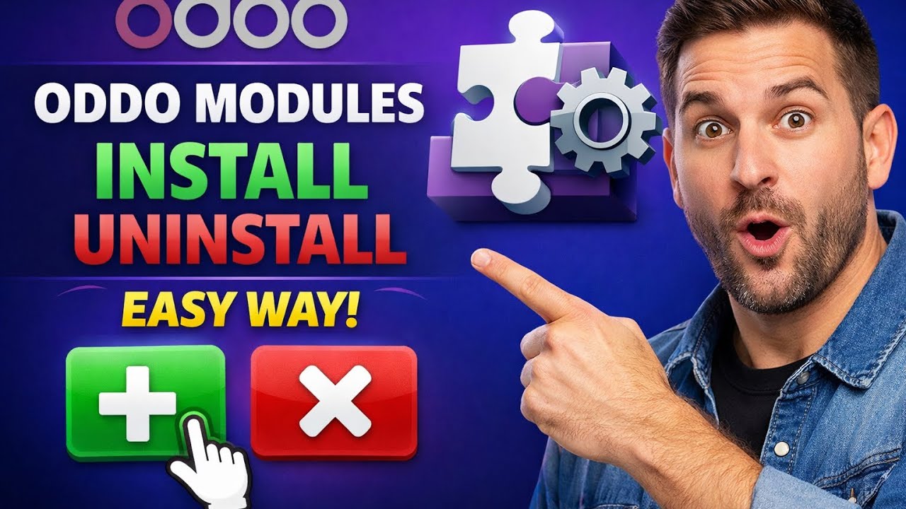 How to easily Module install and uninstall in Odoo