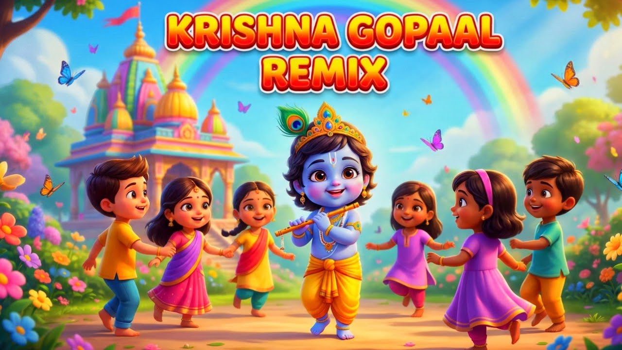Krishna Gopaal – Kanha Madan Gopaal || (Kids Song) #kidssong #madangopal