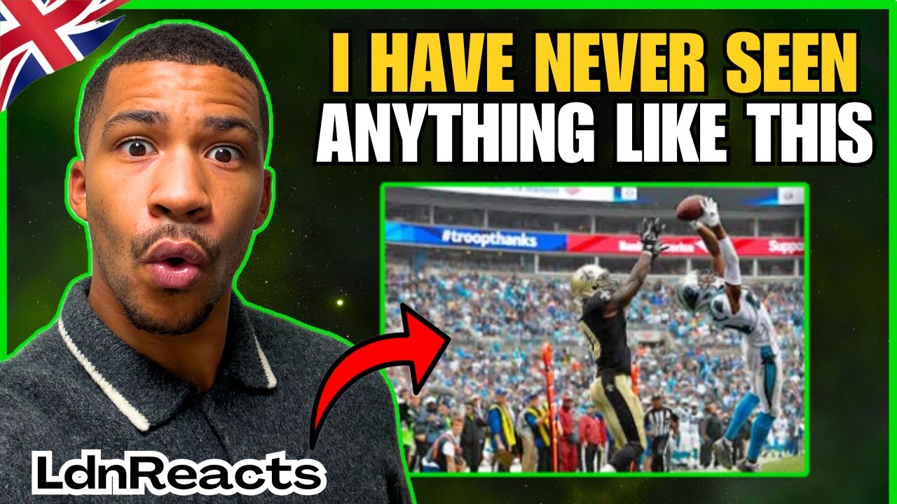 BRIT SOCCER FAN Reacts to NFL Most Athletic Plays of All Time, Part 1 | These plays are unreal!