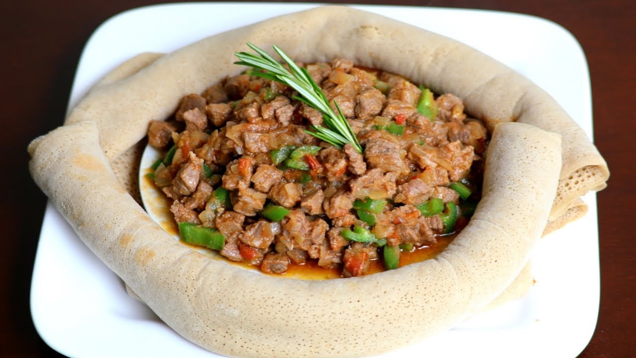 ቆንጆና ጤናማ መረቅ ያለው ጥብስ አሰራር || Ethiopian Food || How to make Tibs easily