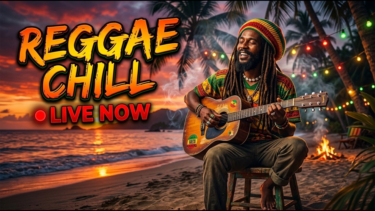 Reggae Live 24/7 🌴 Chill Roots Reggae, Dub & Island Vibes for Relaxing, Work & Positive Mood