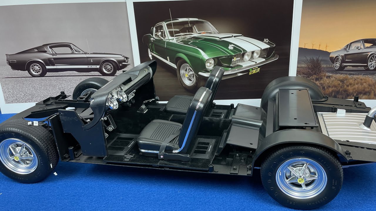 Shelby Part 64 to 68 Ford Mustang Scale 1/6 GT-500 del 1967 Die Cast 1:6 by De Agostini Collectibles