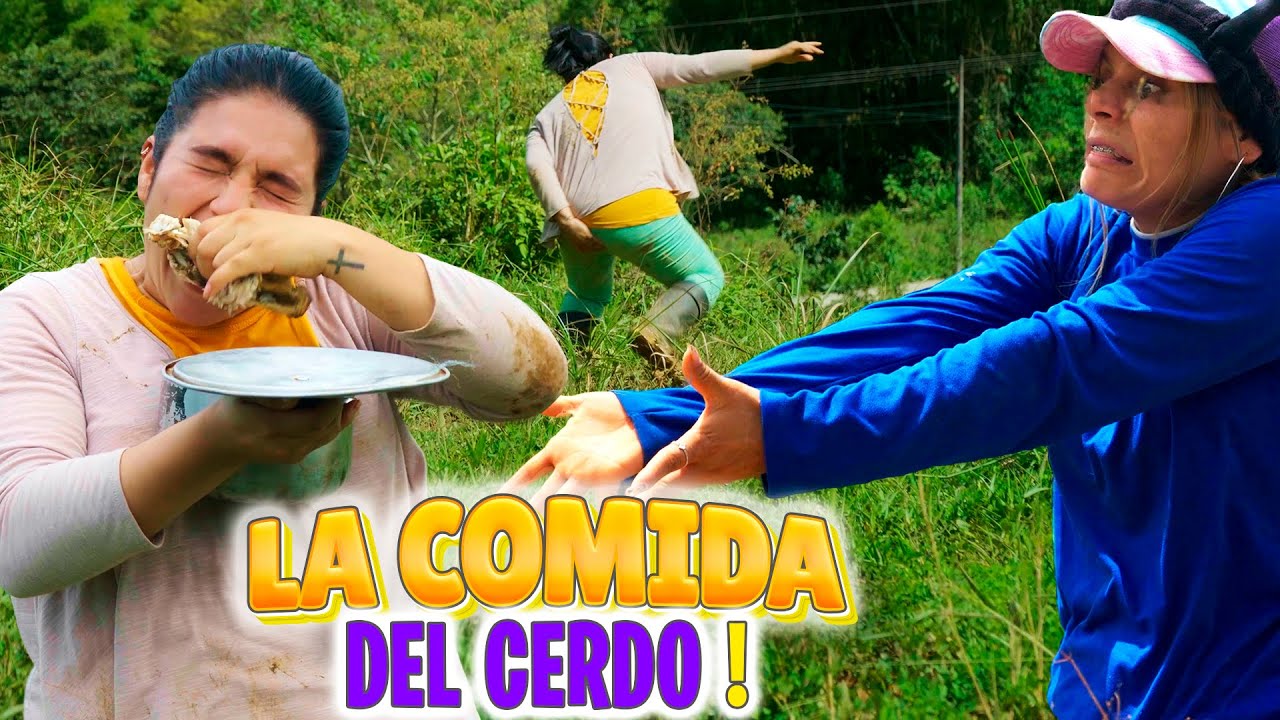 LA COMIDA DEL CERDO !