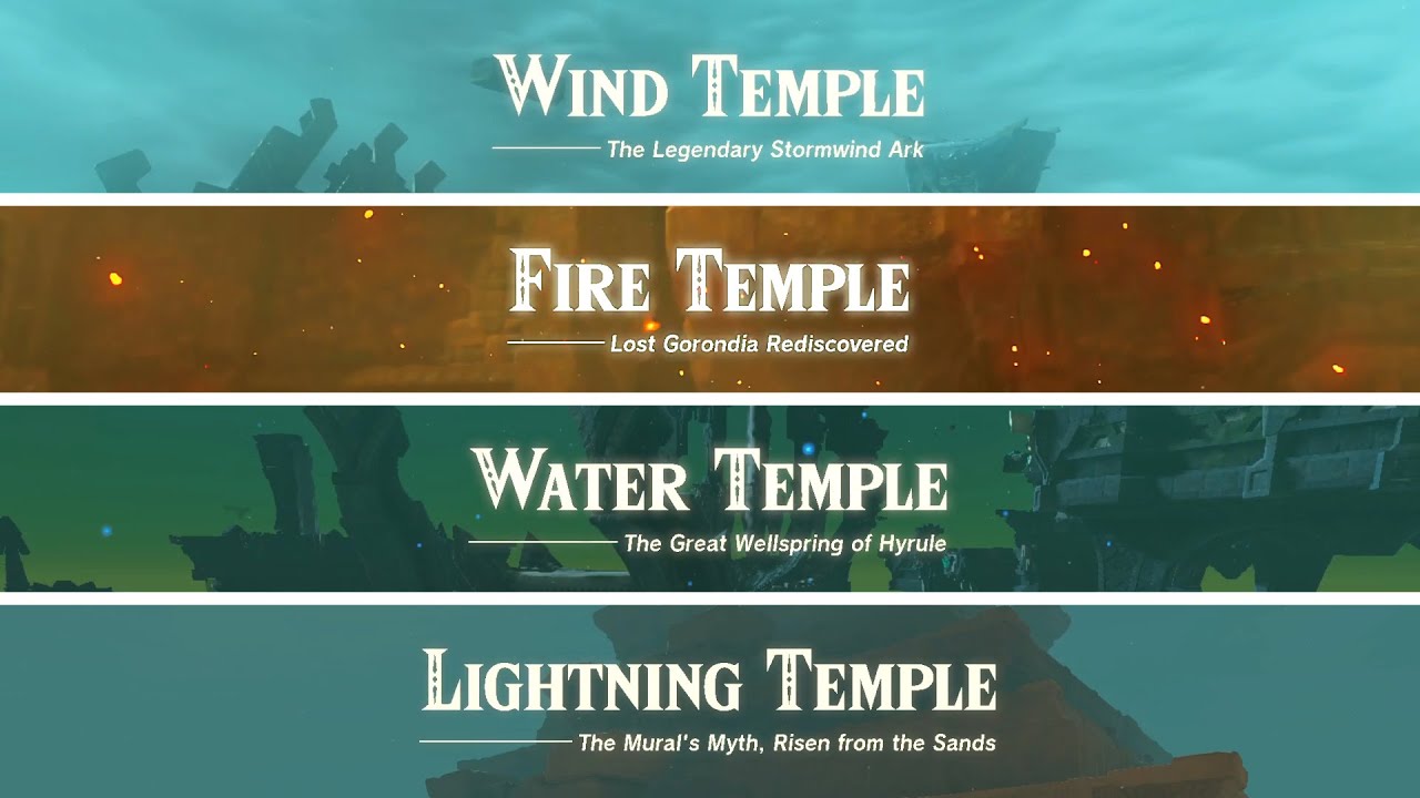 Zelda: Tears of the Kingdom - All Temples & Dungeons