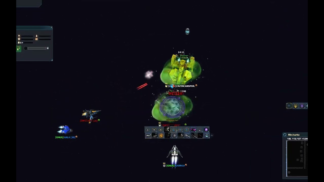 Darkorbit TR1 - TR5 Hunter Csrt-Gala-Tarz-Hylt Vs Suriye Kampı