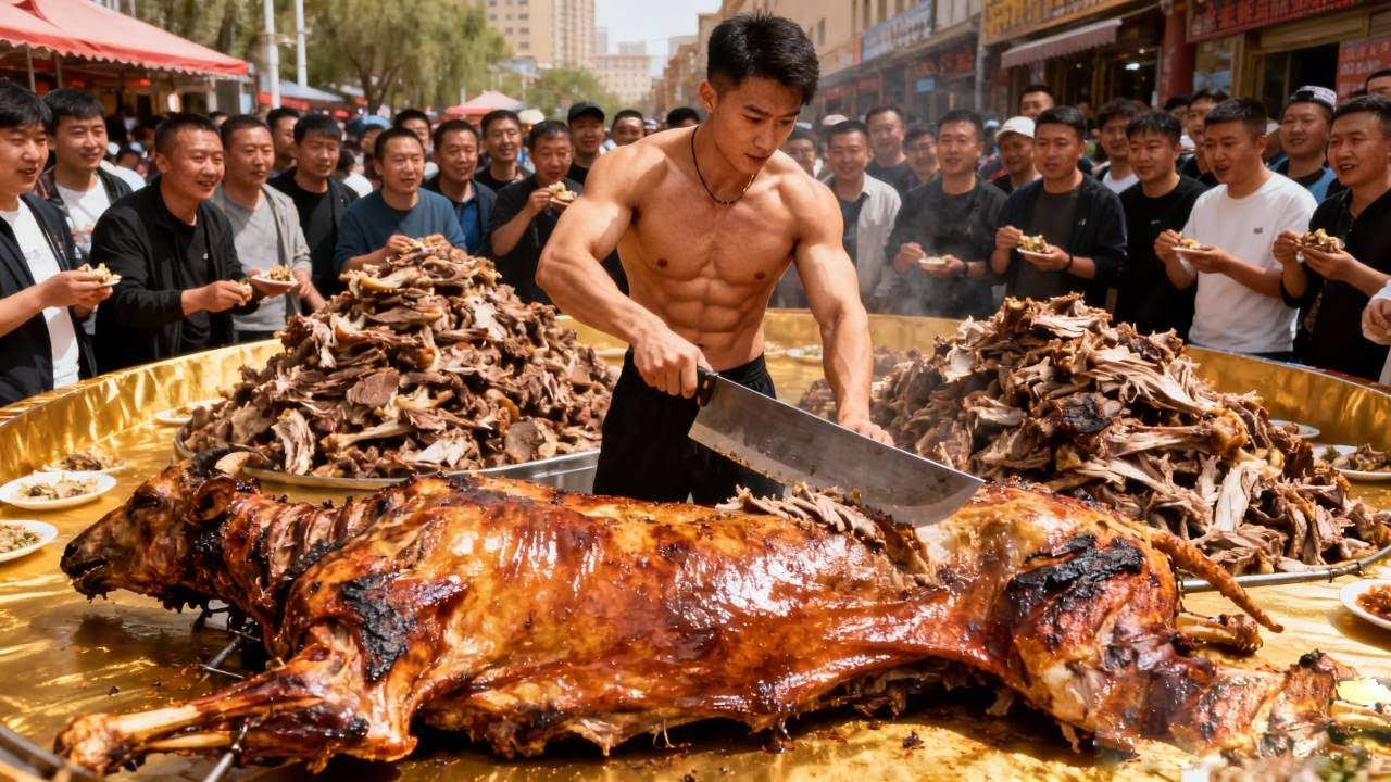 Cao Túc: Chàng trai bán thịt cừu nắm tay, chín 78yuan/jin, 100 con cừu/ngày!