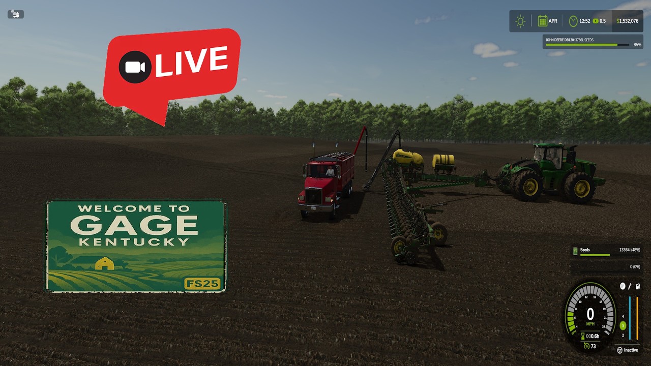 🔴200 Subs AWAY Reach 500 Sub Goal Let's GOOO!!..😄Farming Simulator 25 ​​Multi streaming 🟢on kick 🟢 🔴