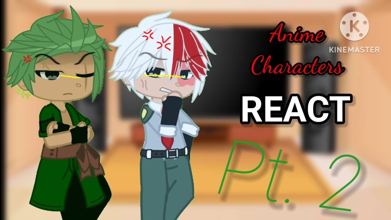 Anime Characters React || Part 2/2 || GCRV || Itz Lemon Teddy 🍋🧸
