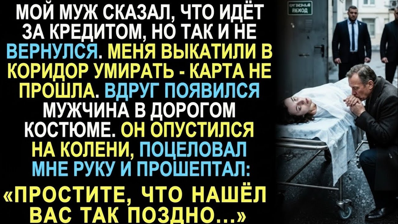 Карта не прошла — меня выбросили на улицу. А потом появился он и встал на колени