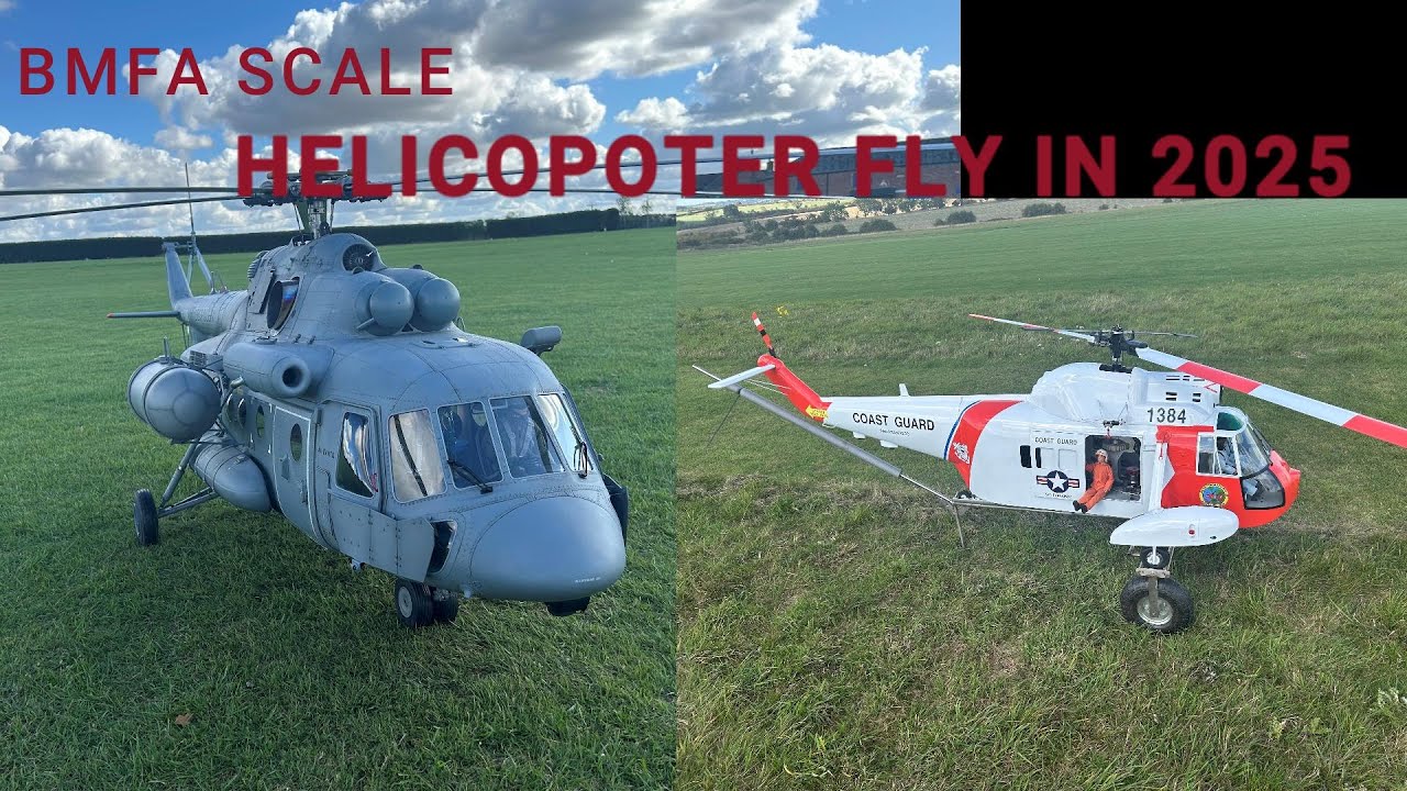 Scale Rc helicopters at Bmfa buckminster 