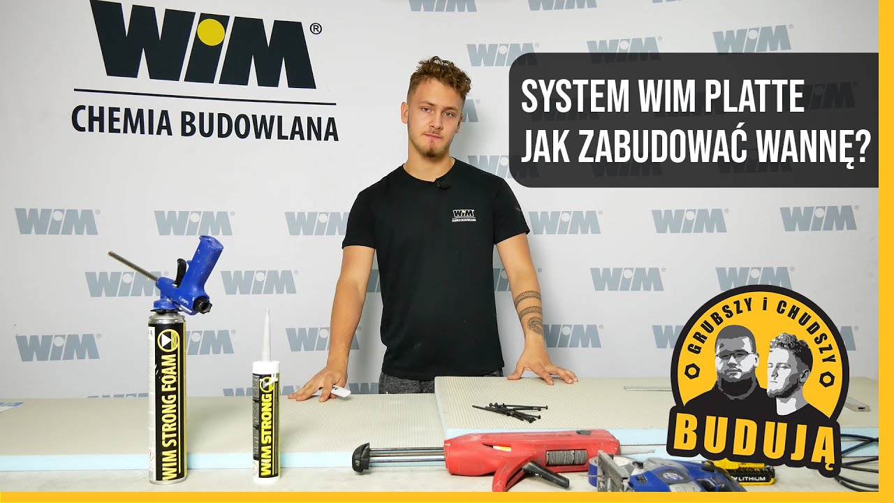 Zabudowa wanny w Systemie Wim Platte | Grubszy i Chudszy Budują