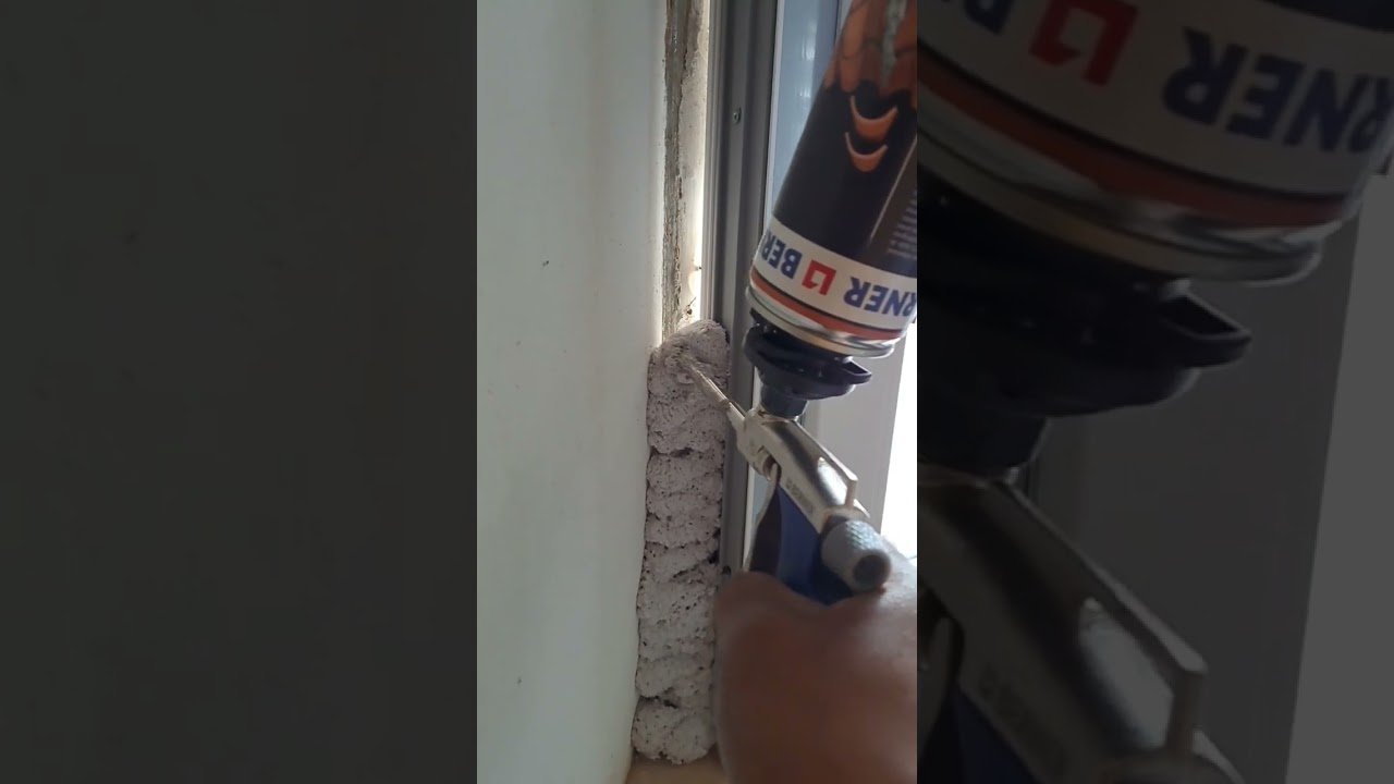 processo di schiumatura da finestre in pvc