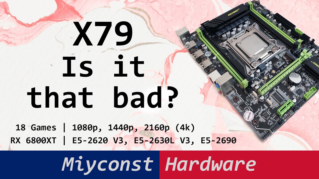 🇬🇧 E5-2620 V3, E5-2630L V3, E5-2690 &ndash; the cheapest Xeon | 18 Games, RX 6800XT, 1080p, 1440p, 4k