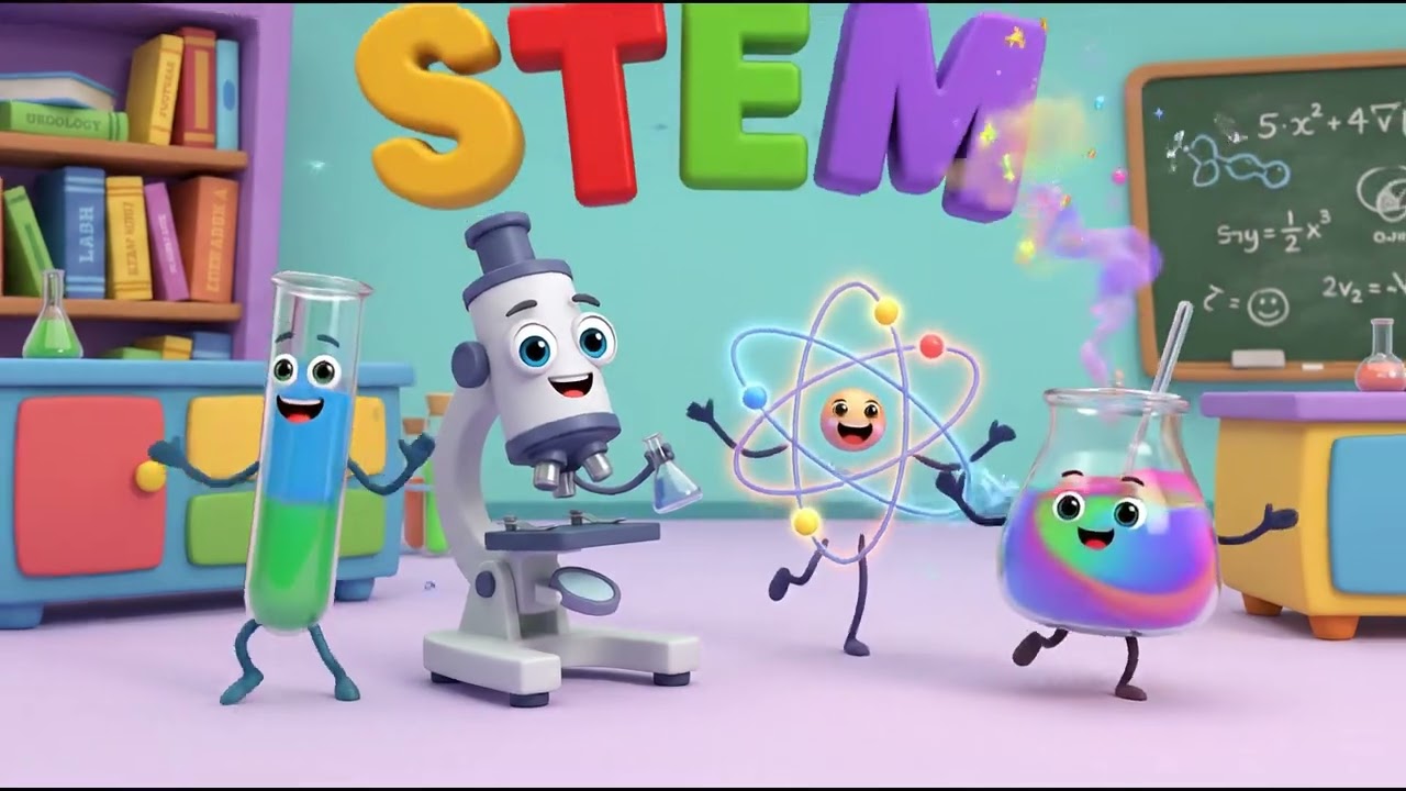 STEM Dance Song for Kids | Science Technology Engineering Math | Brain Break