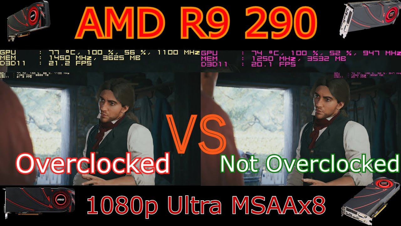 Overclock vs Assassin's Creed Unity - AMD R9 290