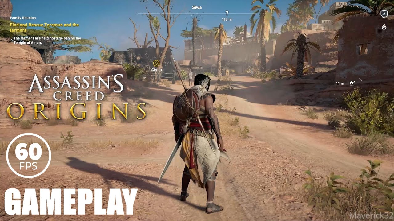 AC Origins Gameplay 60fps Xbox Series S | Xbox game pass