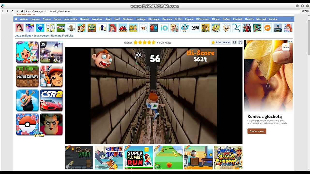 RUNNING FRED LITE - HIGHEST SCORE 6K???