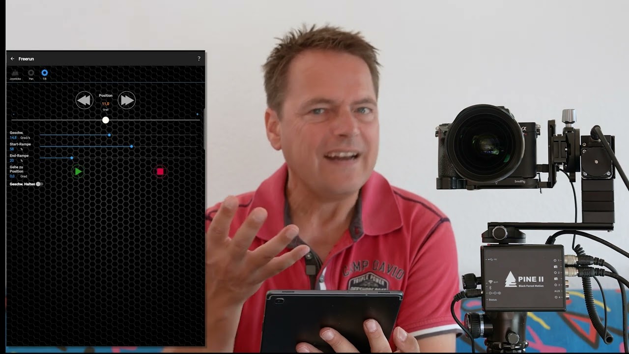 Review Black Forest Motion Pan-Tilt Einheit mit NT-Mini Achsen für Video, Zeitraffer und mehr