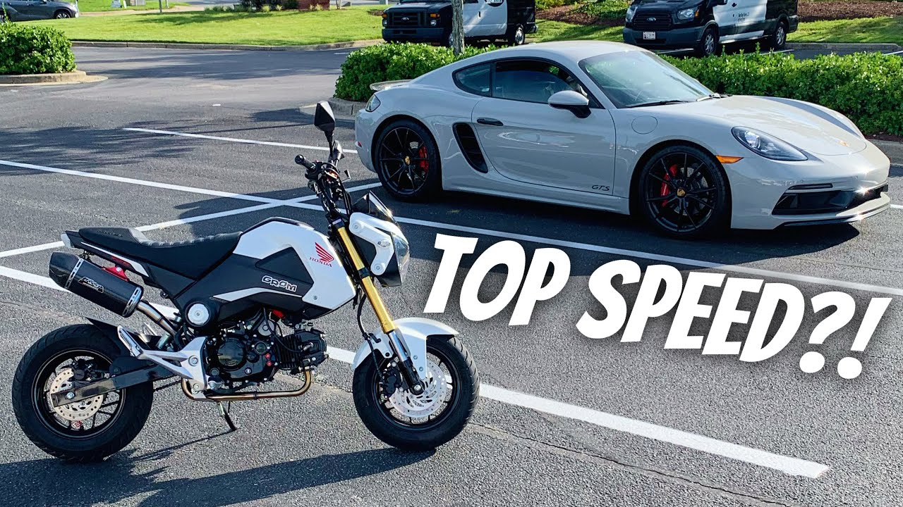 How FAST Is A Modified Honda Grom?