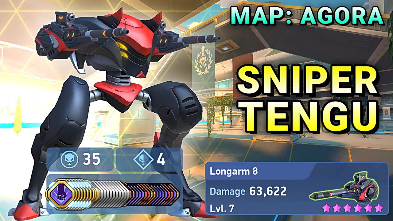 Sniper Tengu - Longarm 8 - Mech Arena | Agora