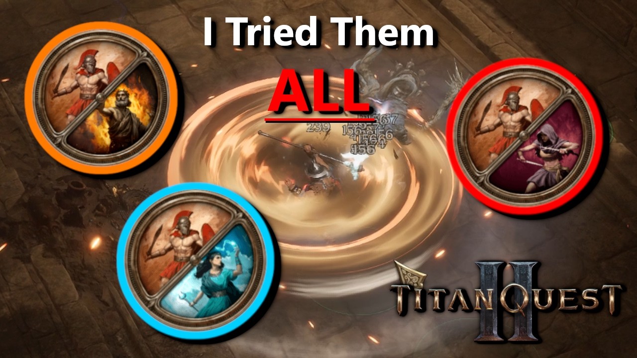 The STRONGEST Whirlwind Build in Titan Quest 2 | Warfare + Storm Mastery