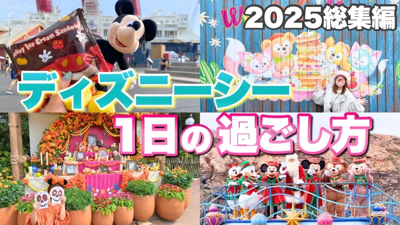 2026年行くべき時期は？混雑する時期は？シーの1年を振り返ってみた【ディズニーシー】1日の過ごし方】【総集編】