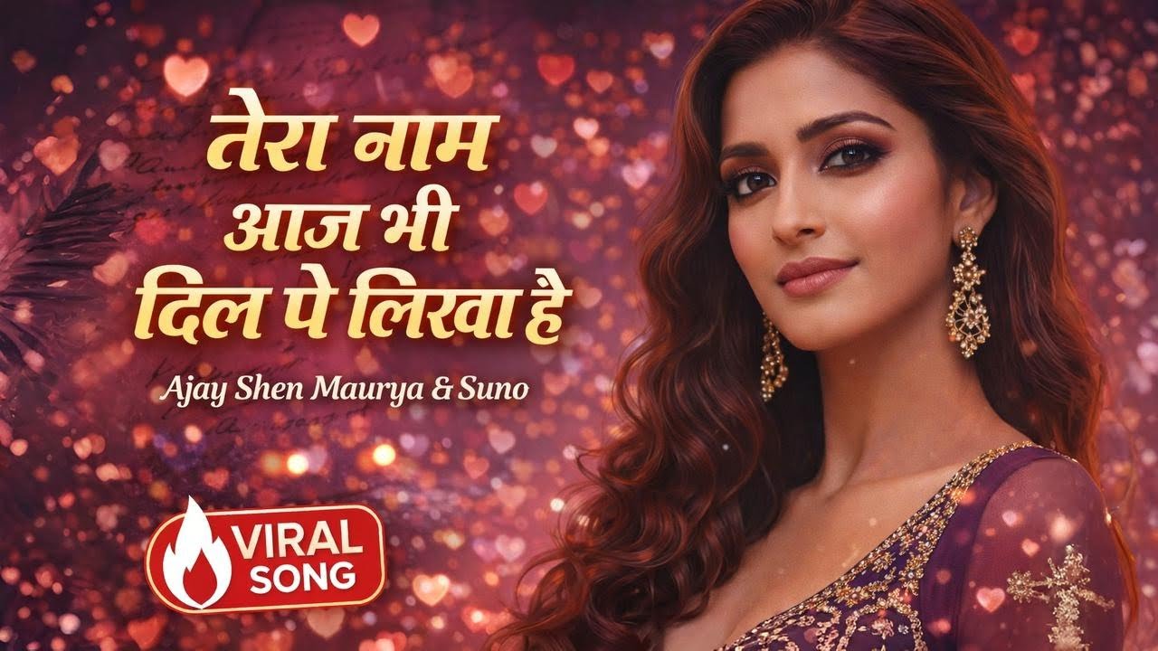 तेरा नाम आज भी दिल पे लिखा है | 90s Style Romantic Duet | Ajay Shen Original