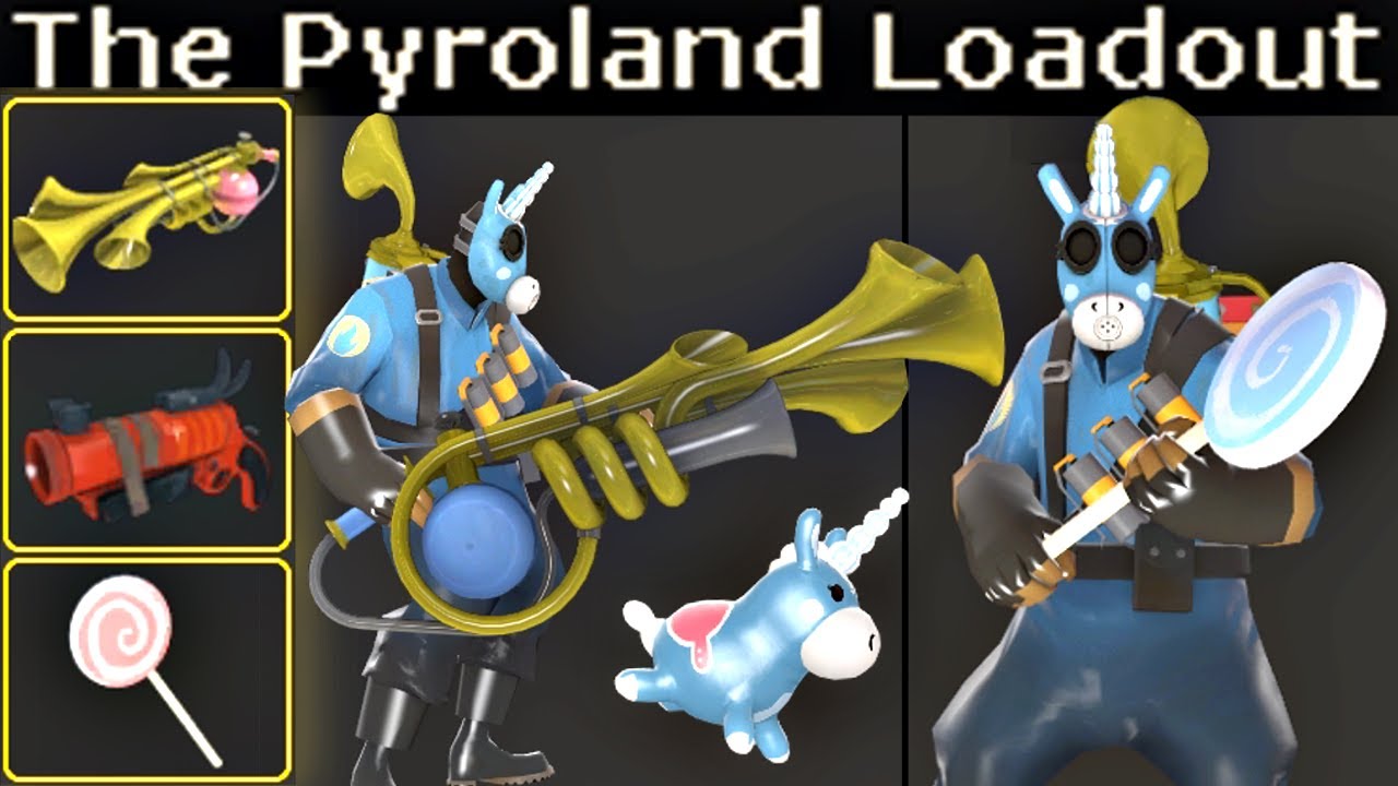 The Pyroland Pyro🌈Full Pyrovision Set! (TF2 Gameplay)