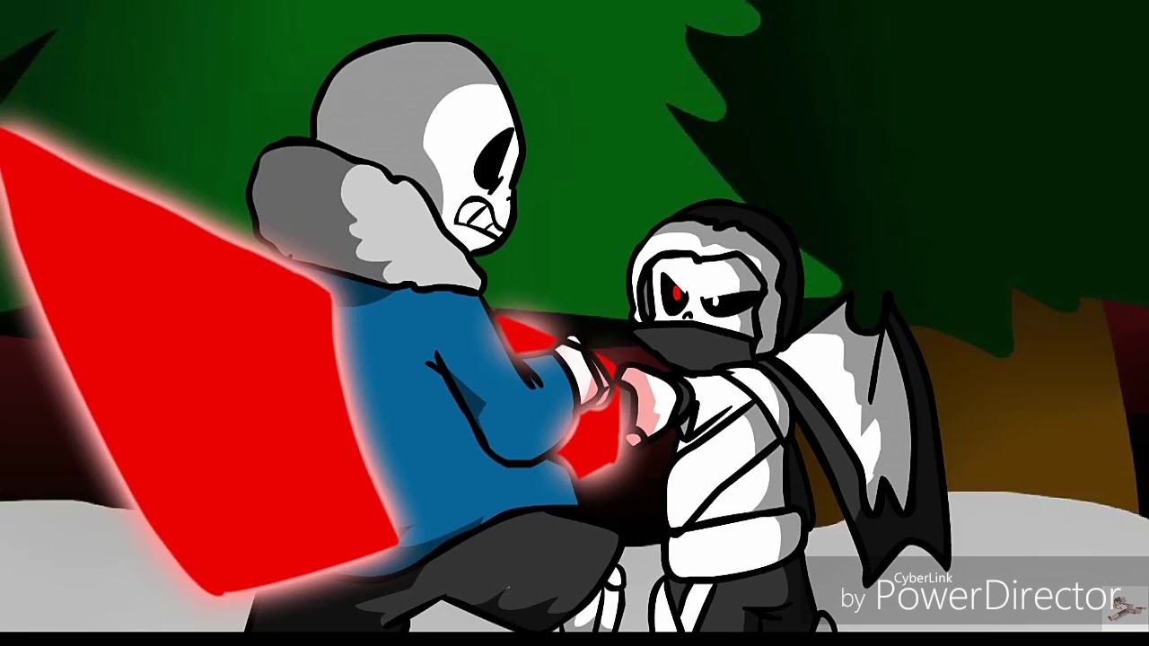 Ultratale-Delta vs Cross-Sans stronger than you remix AMV