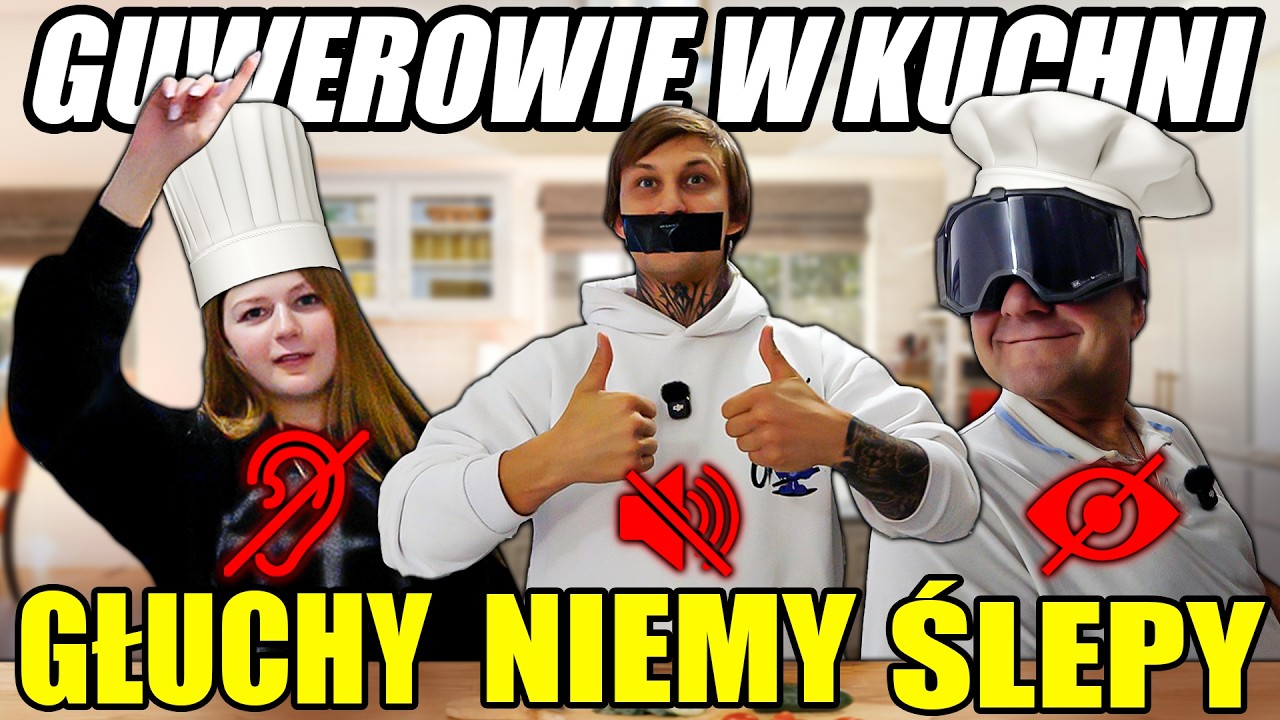 GŁUCHY ŚLEPY NIEMY czyli GOTUJEMY OBIAD CHALLANGE 