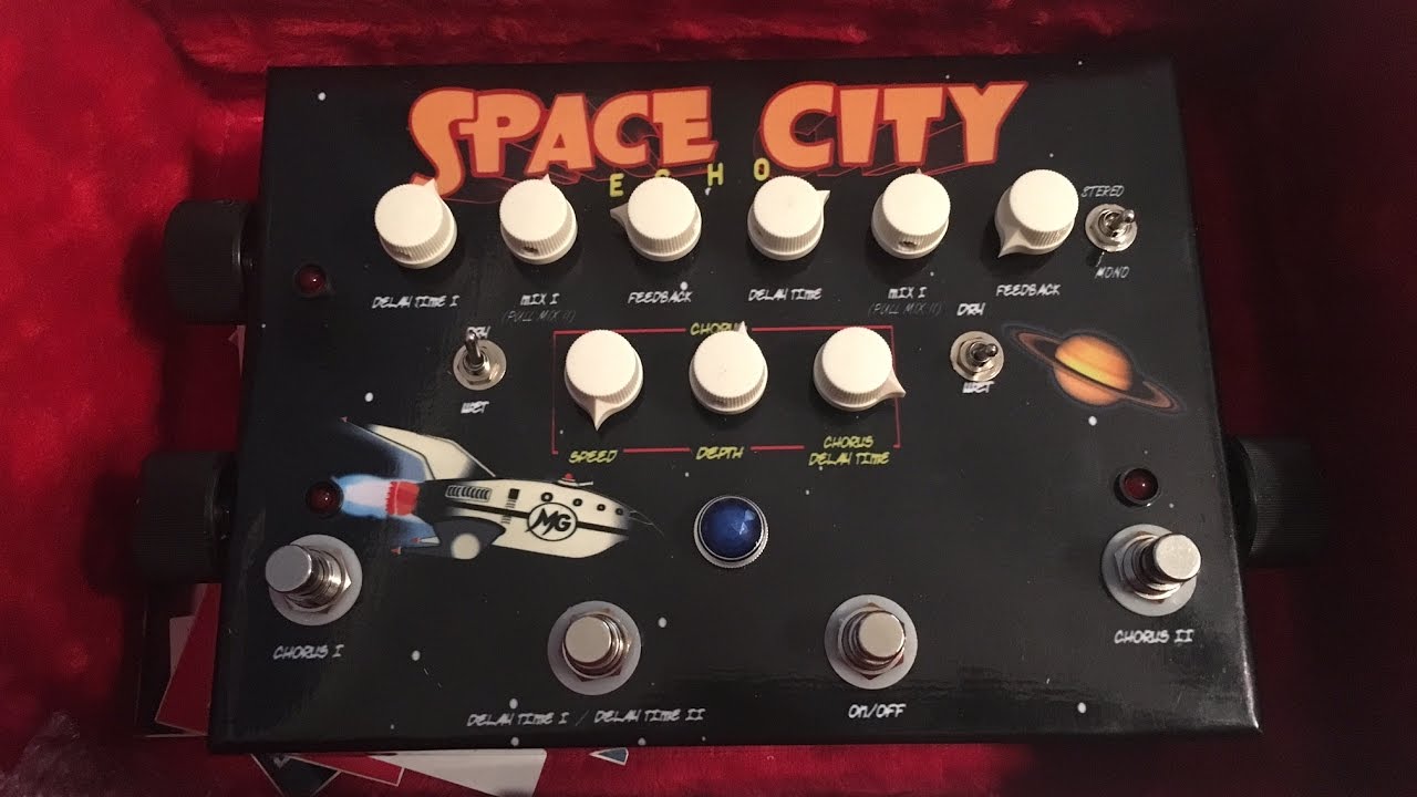 MG Music Space City 100% Analog Dual Delay Chorus/Modulation PT1