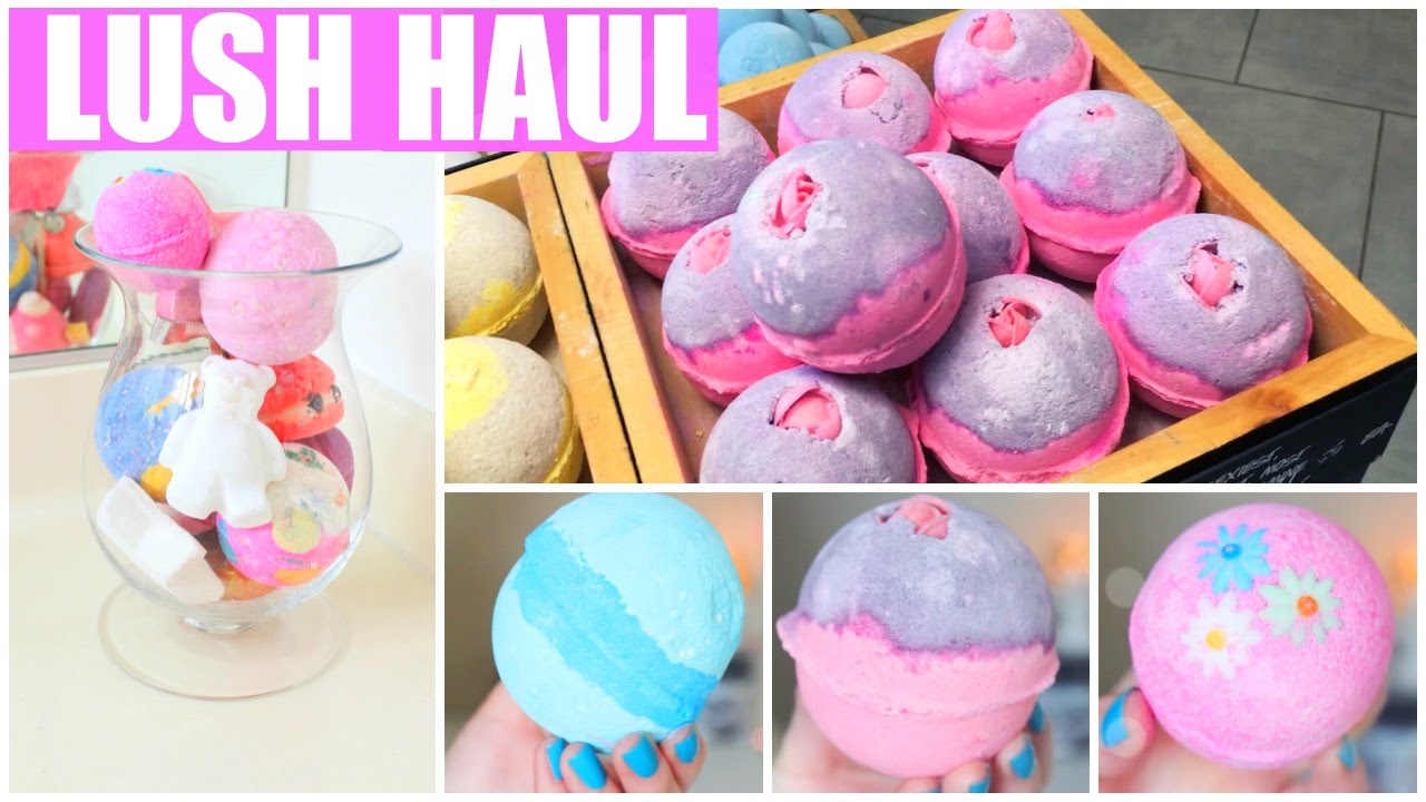 ♡Lush Haul + How I Store My Lush Products!♡ 2016
