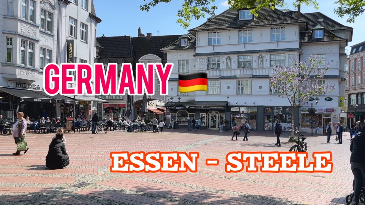 Essen - Steele - a Walk in Germany 🇩🇪 I am Walking in Many Different Cities Making Walking Videos!